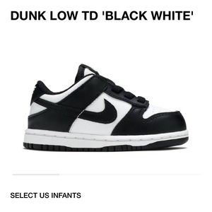 DUNK LOW TD 'BLACK WHITE'
